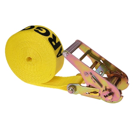 2 X 10' Yellow Heavy Duty Endless Ratchet Strap